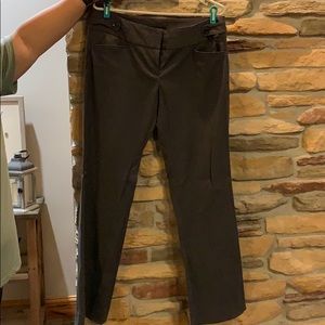 Dark gray trouser pants